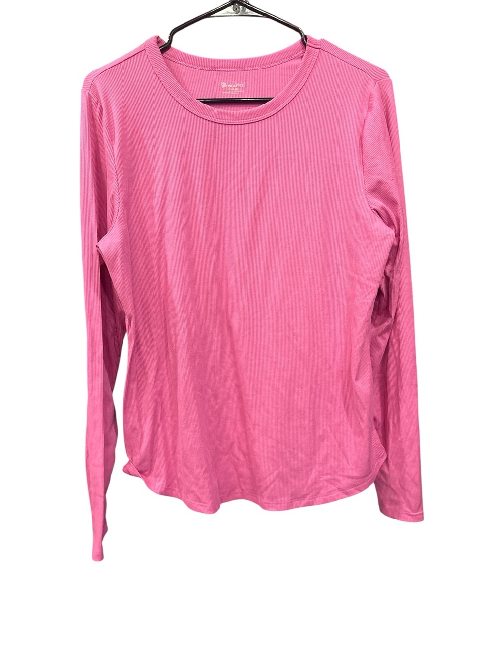 No Boundaries Pink Long Sleeve Crewneck Top